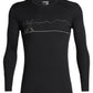 Icebreaker 200 Oasis Mens LS Crewe Single Line 2020