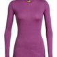 Icebreaker 200 Oasis Sky Paths Ladies LS Crewe 2020