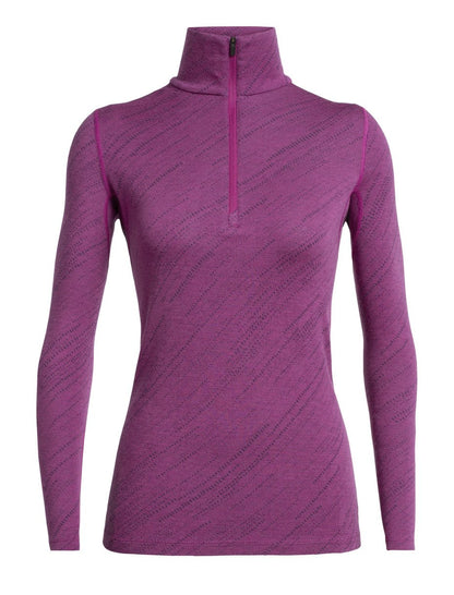 Icebreaker 250 Vertex Snow Storm Ladies LS Half Zip 2020