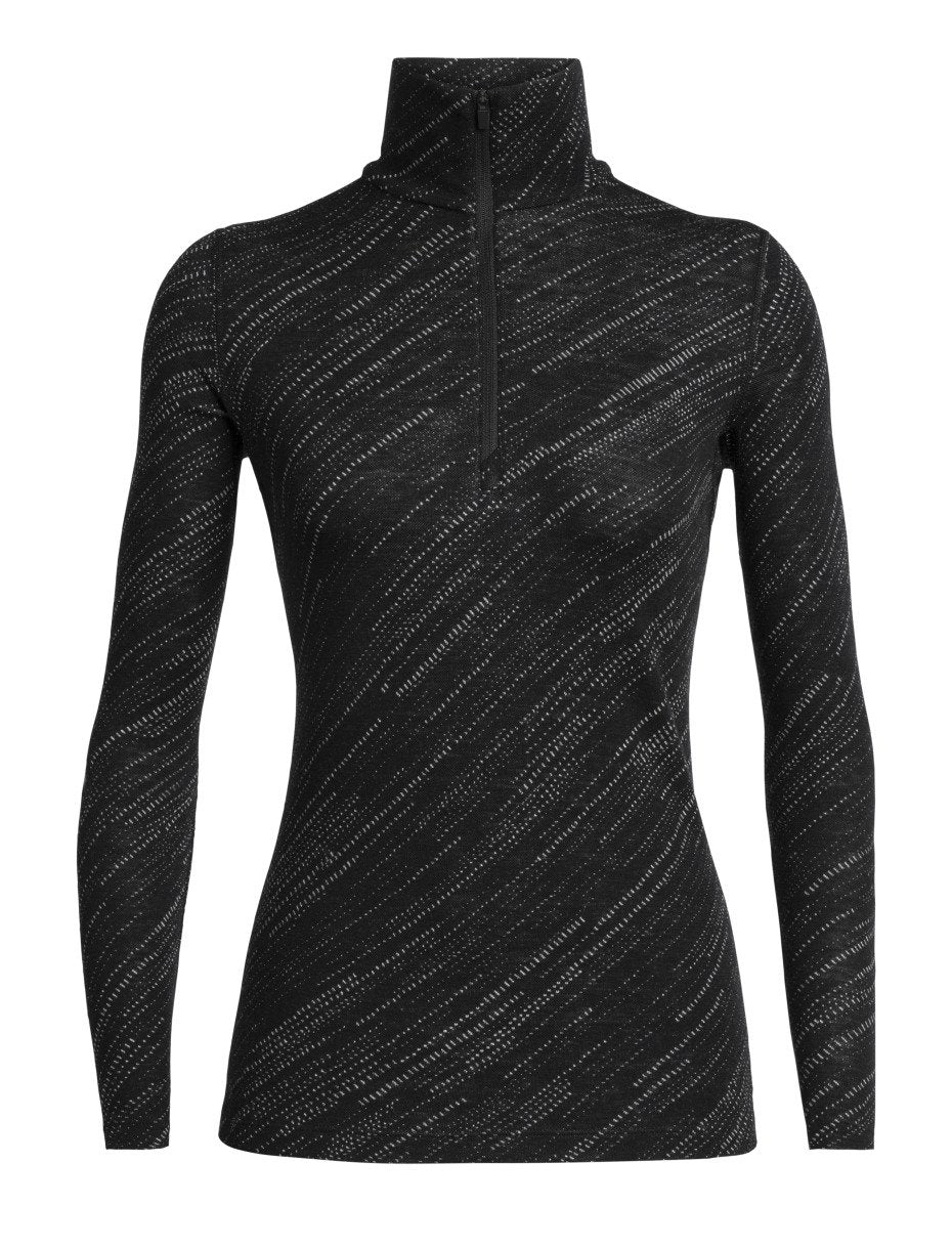 Icebreaker 250 Vertex Snow Storm Ladies LS Half Zip 2020