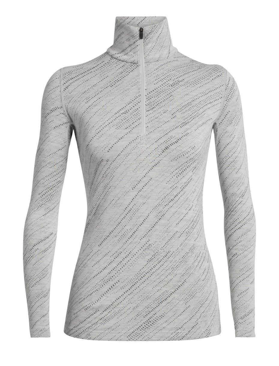 Icebreaker 250 Vertex Snow Storm Ladies LS Half Zip 2020