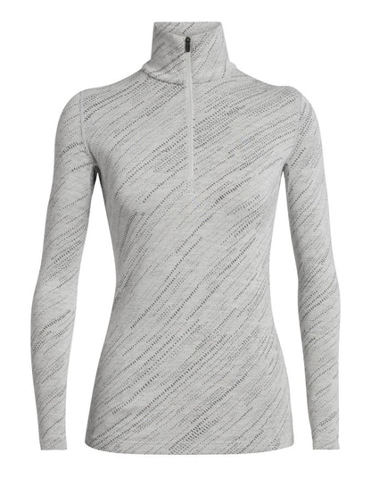 Icebreaker 250 Vertex Snow Storm Ladies LS Half Zip 2020