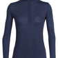 Icebreaker Aero Ladies Long Sleeve Half Zip 2017