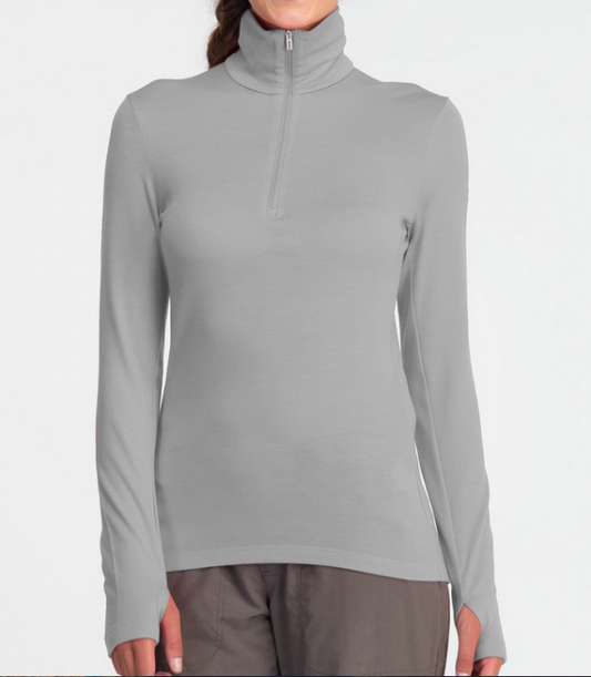 Icebreaker Ladies Tech LS 1/2 Zip Shirt 2015