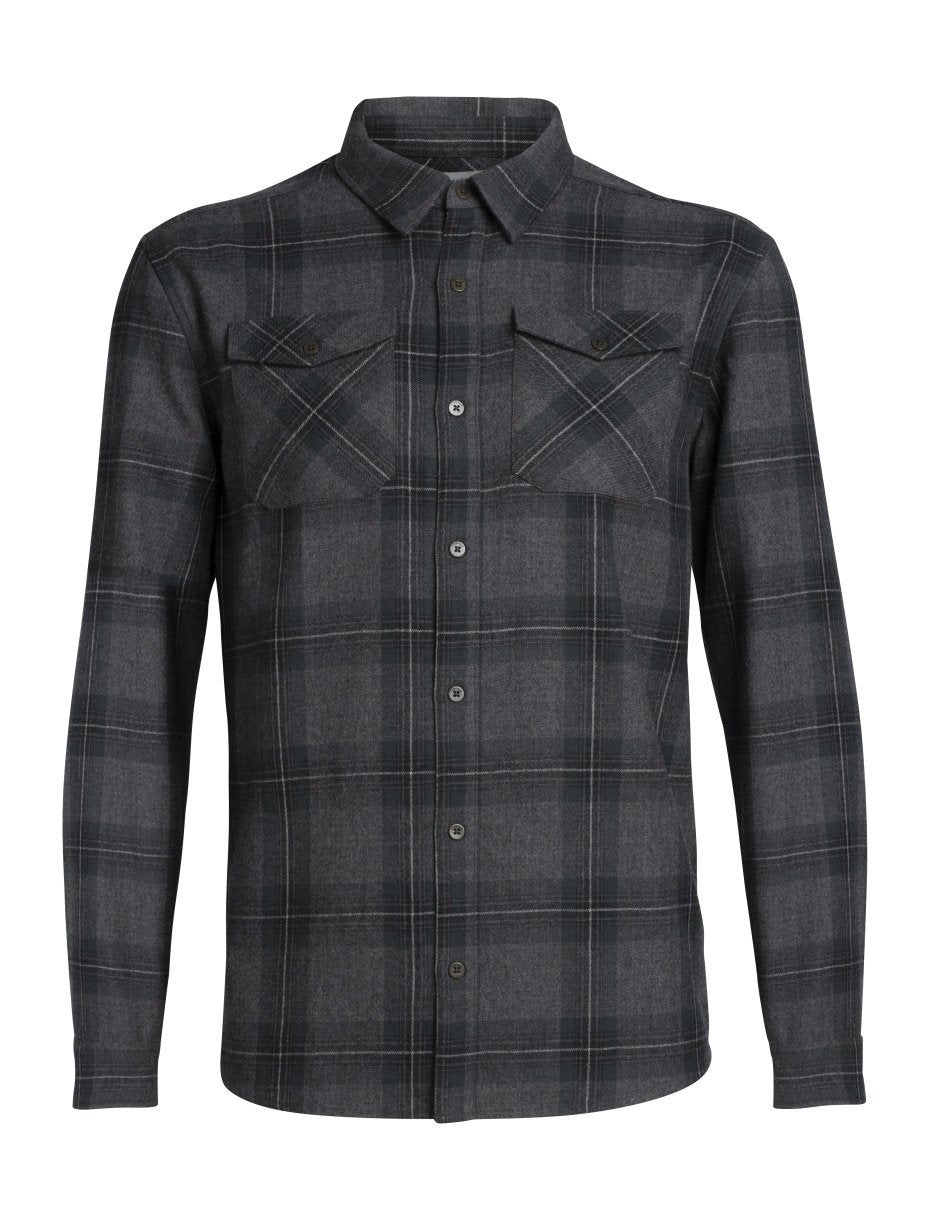 Icebreaker Lodge Mens LS Flannel Shirt 2020