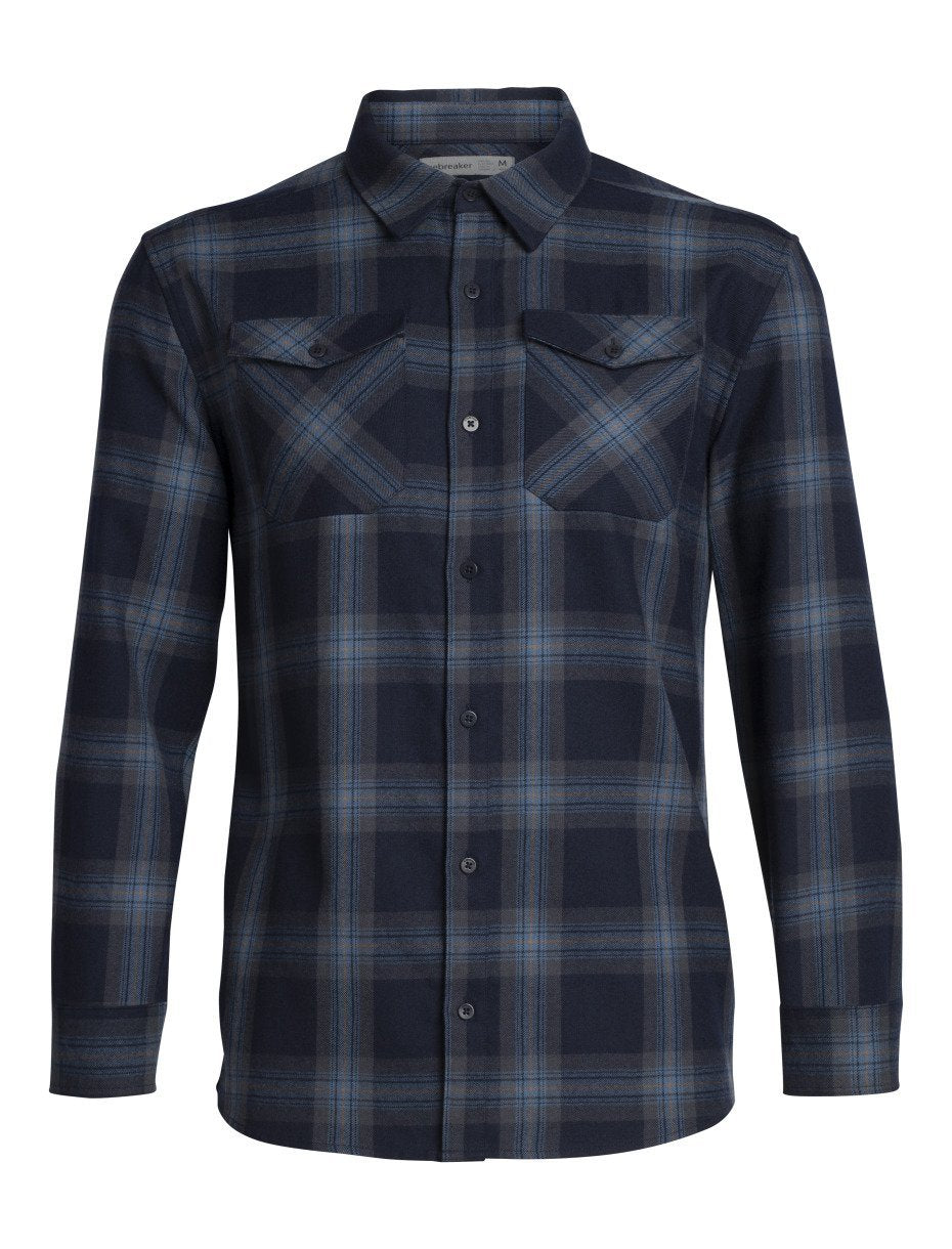 Icebreaker Lodge Mens LS Flannel Shirt 2020