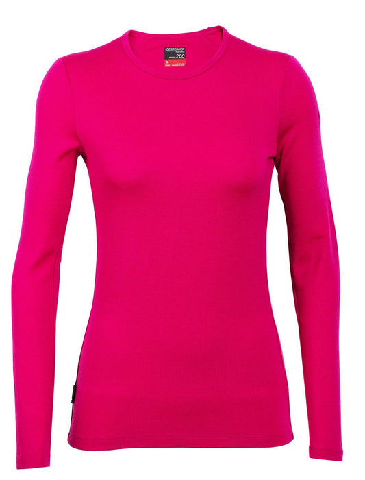 Icebreaker Tech Top Ladies Long Sleeve Crewe 2017