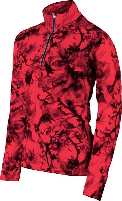 Karbon Shift Print Ladies Zip Turtleneck 2019