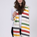 Lyla and Luxe Womens Multi Stripe Scarf 2021