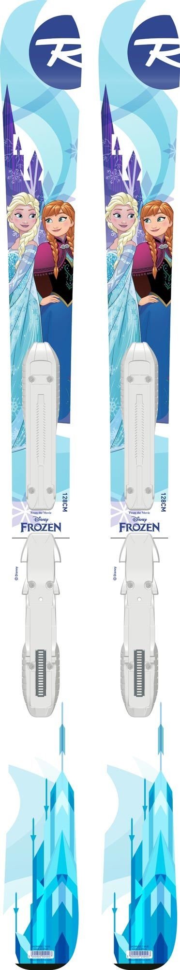 Rossignol Frozen Junior Skis + KX/KID-X 4 B76 W/S Binding 2019