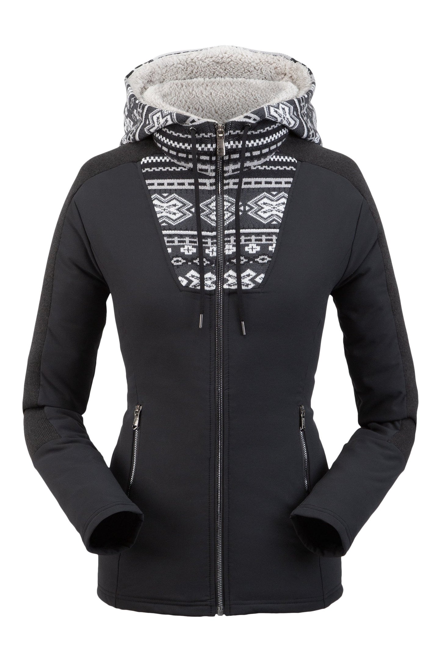 Spyder Soiree Ladies Hybrid Hoodie Fleece Jacket 2020