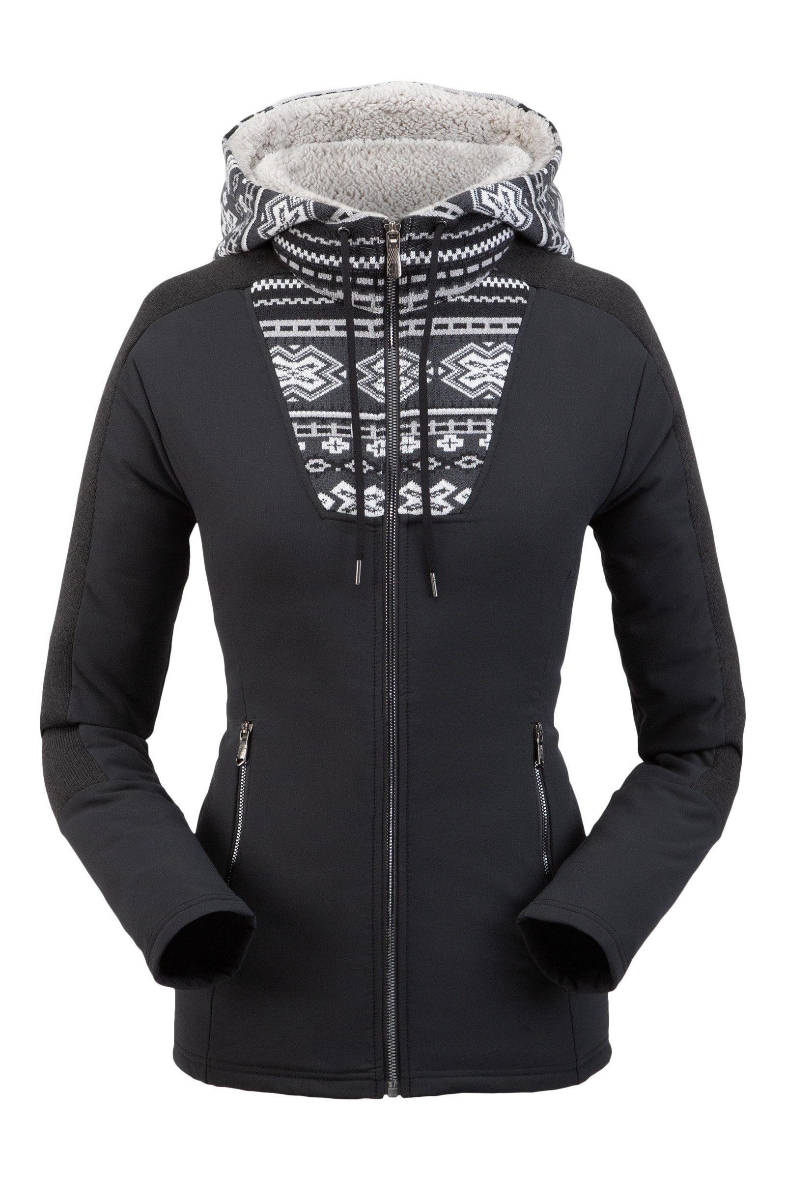 Spyder Soiree Ladies Hybrid Hoodie Fleece Jacket 2020