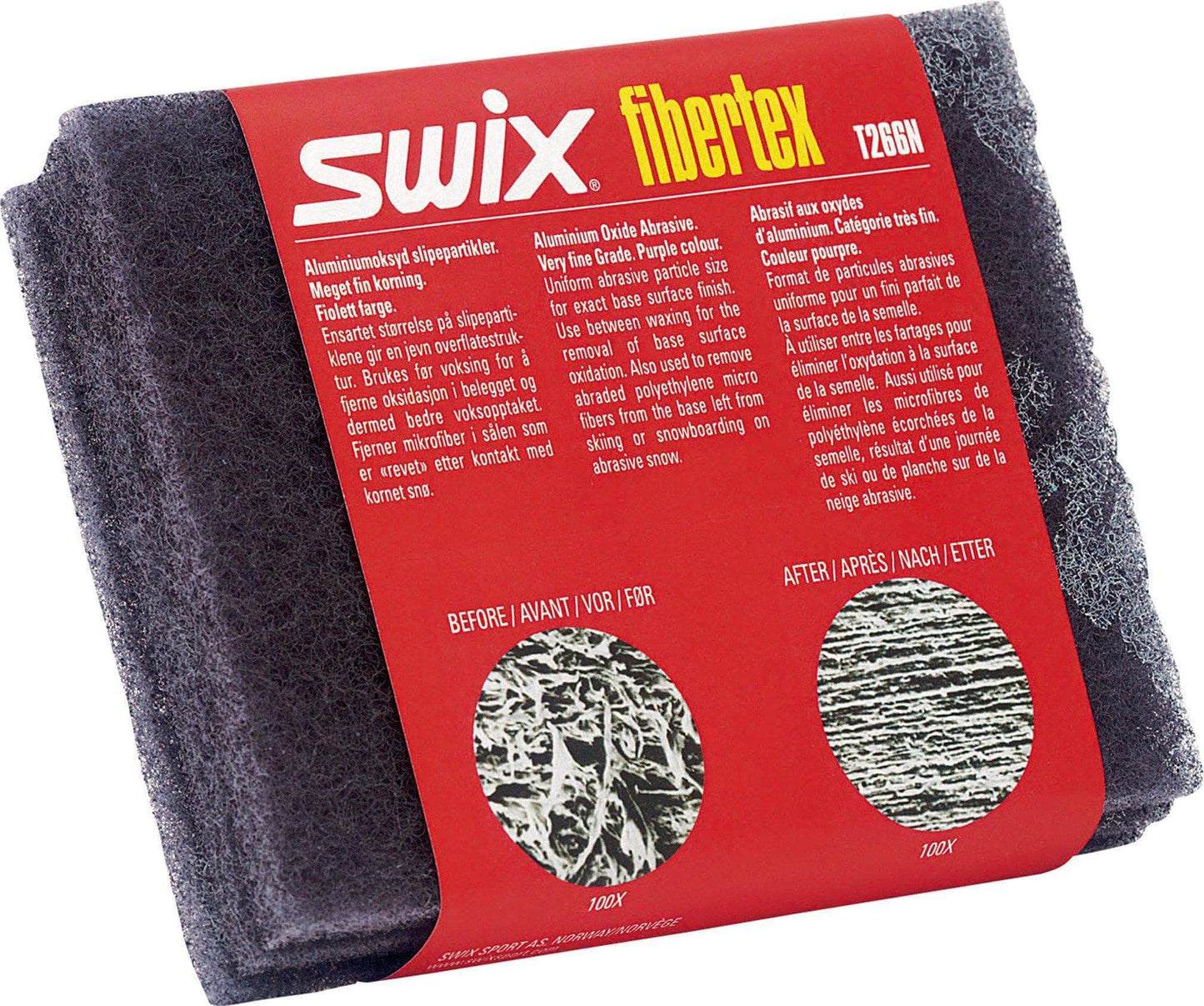 Swix Fibertex  Course 3 pads Purple 110mm X 150mm