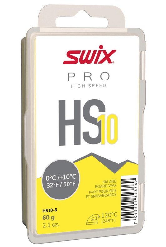 Swix HS10 0c to +10c Wax Yellow 60g