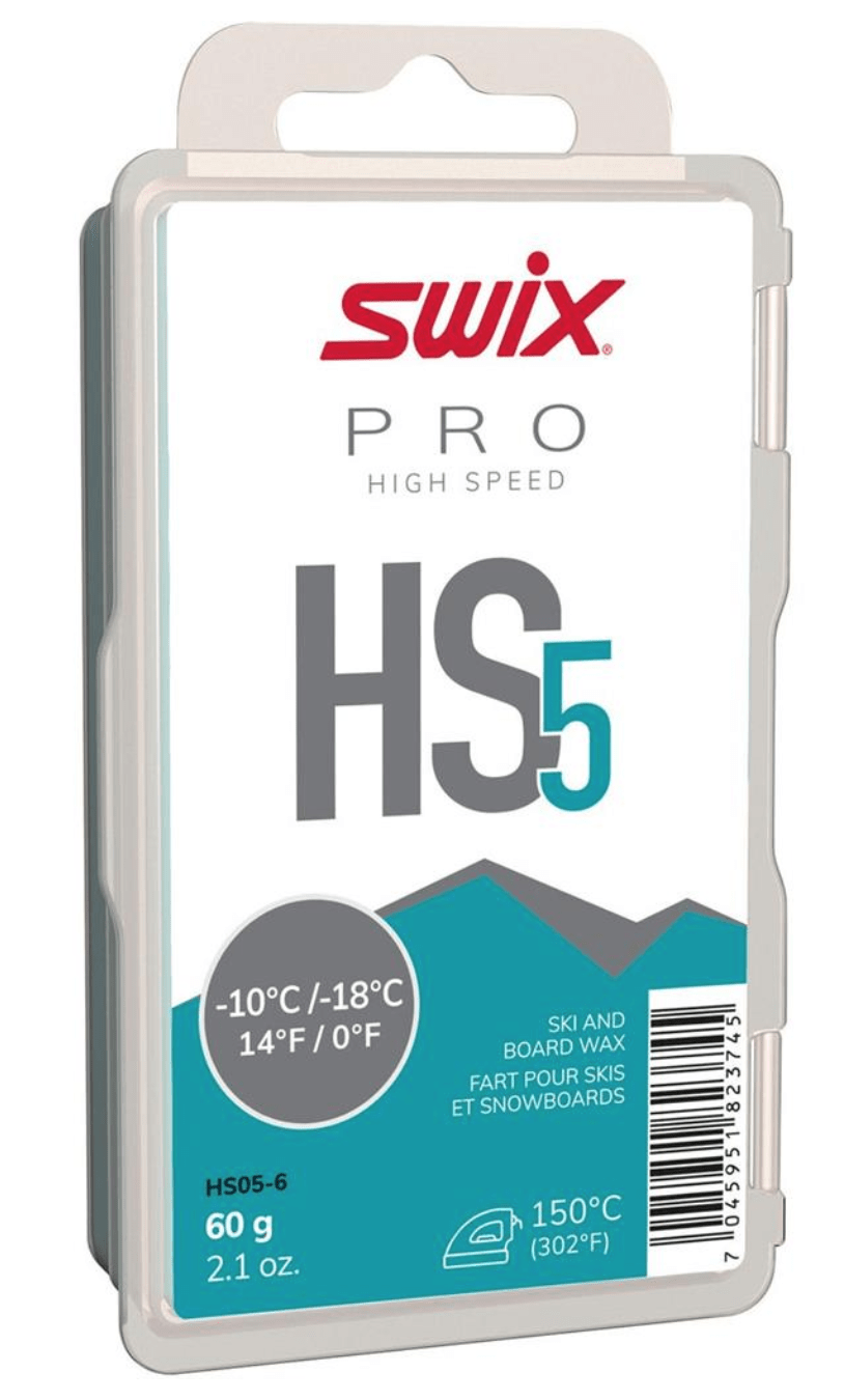 Swix HS5 -10c to -18c Wax Turquoise 60g