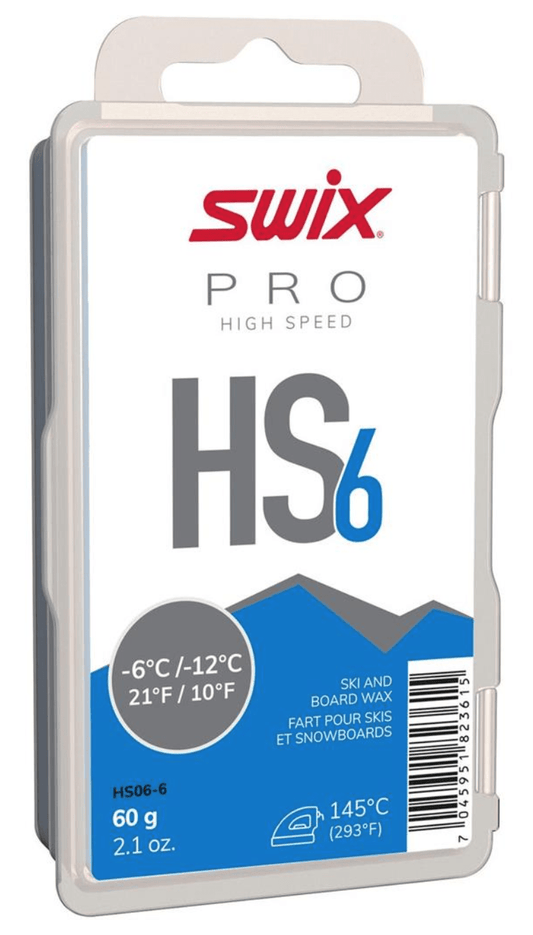 Swix HS6 -6c to -12c Wax Blue 60g