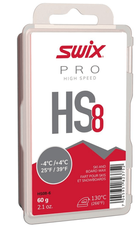 Swix HS8 -4c to +4c Wax Red 60g