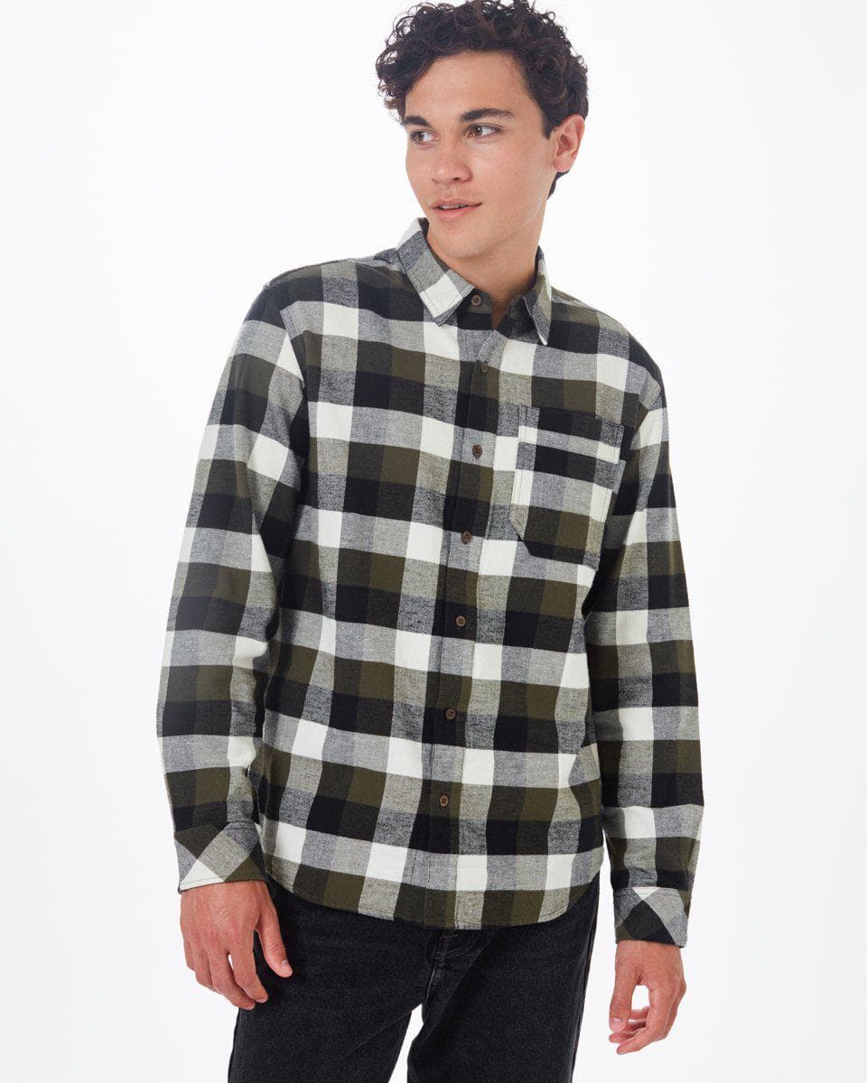 Tentree Benson Mens Flannel Shirt 2021