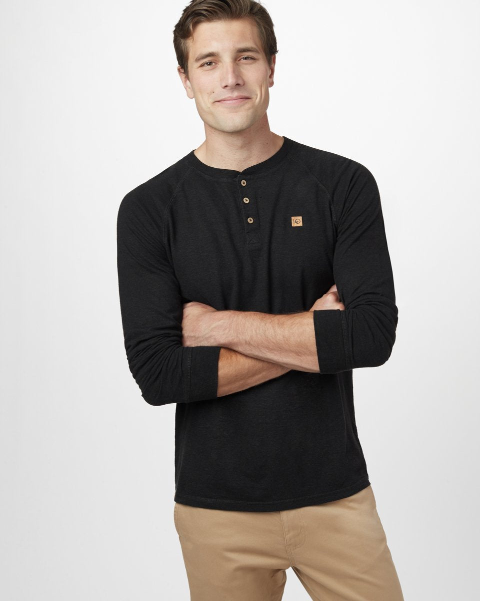 Tentree Boulder Mens Long Sleeve Henley 2020