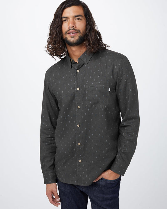 Tentree Mancos Mens Button Up Long Sleeve 2020