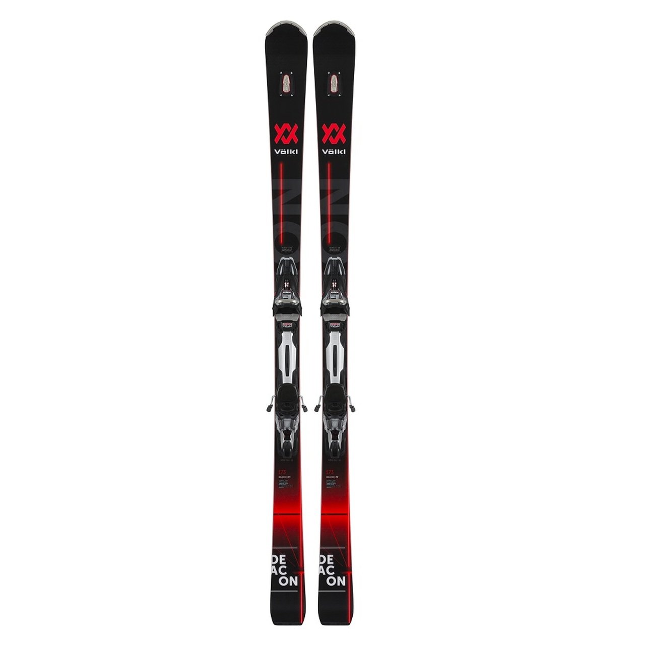 Volkl Deacon 74 Black Ski + rMotion2 12.0 GW Bindings 2019