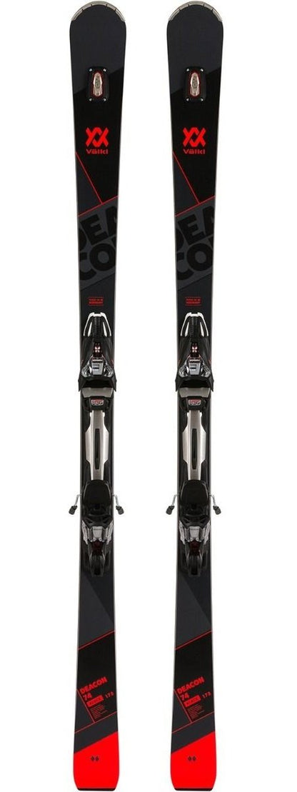 Volkl Deacon 74 Black Ski + rMotion2 Binding 2020